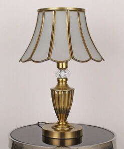 High-end style glass all-copper lamp