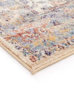 Alternative view of Sanremo Stunning Designer Rectangle Rug Ivory Blue