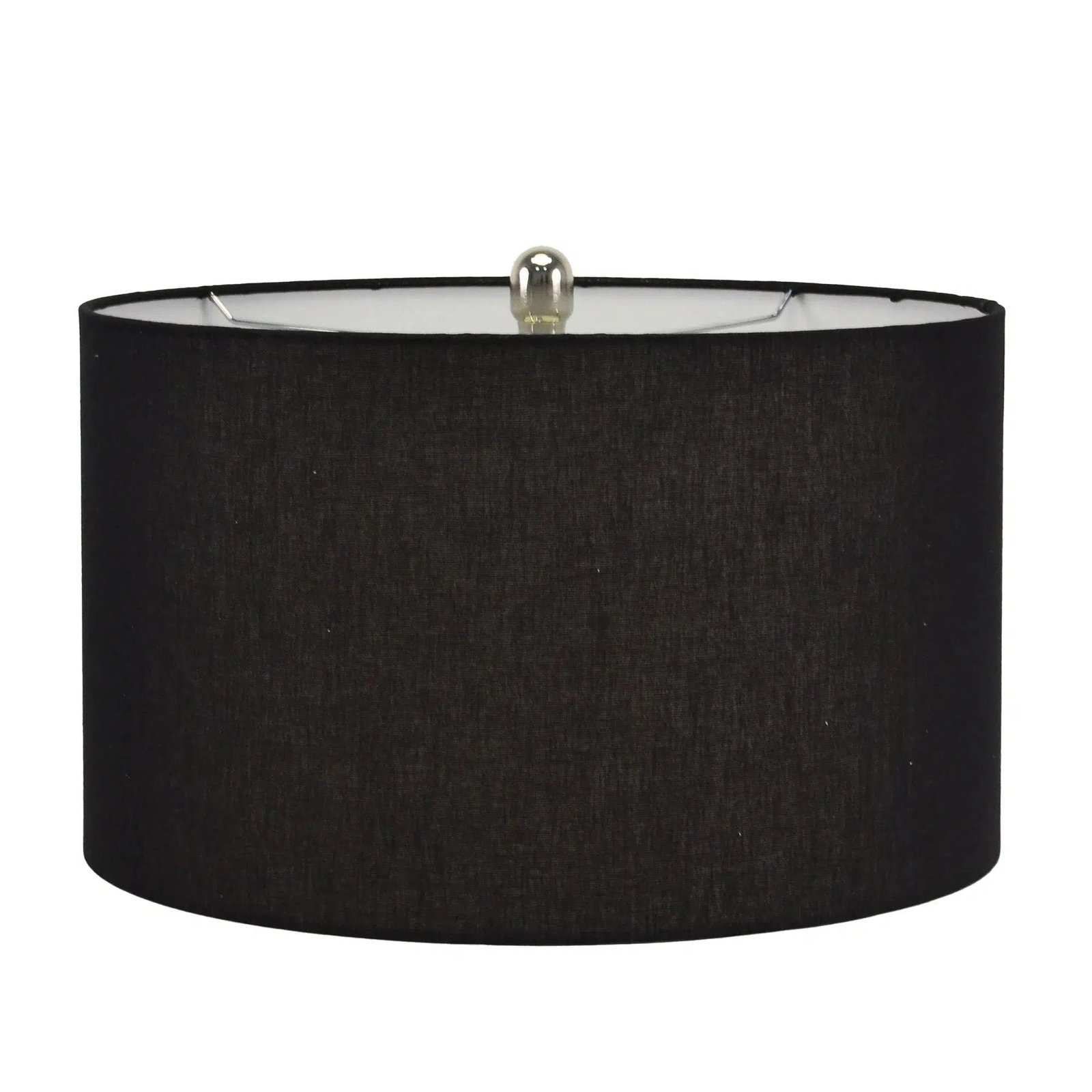 Acrylic Stand Lamp with Black Linen Shade - Image 4