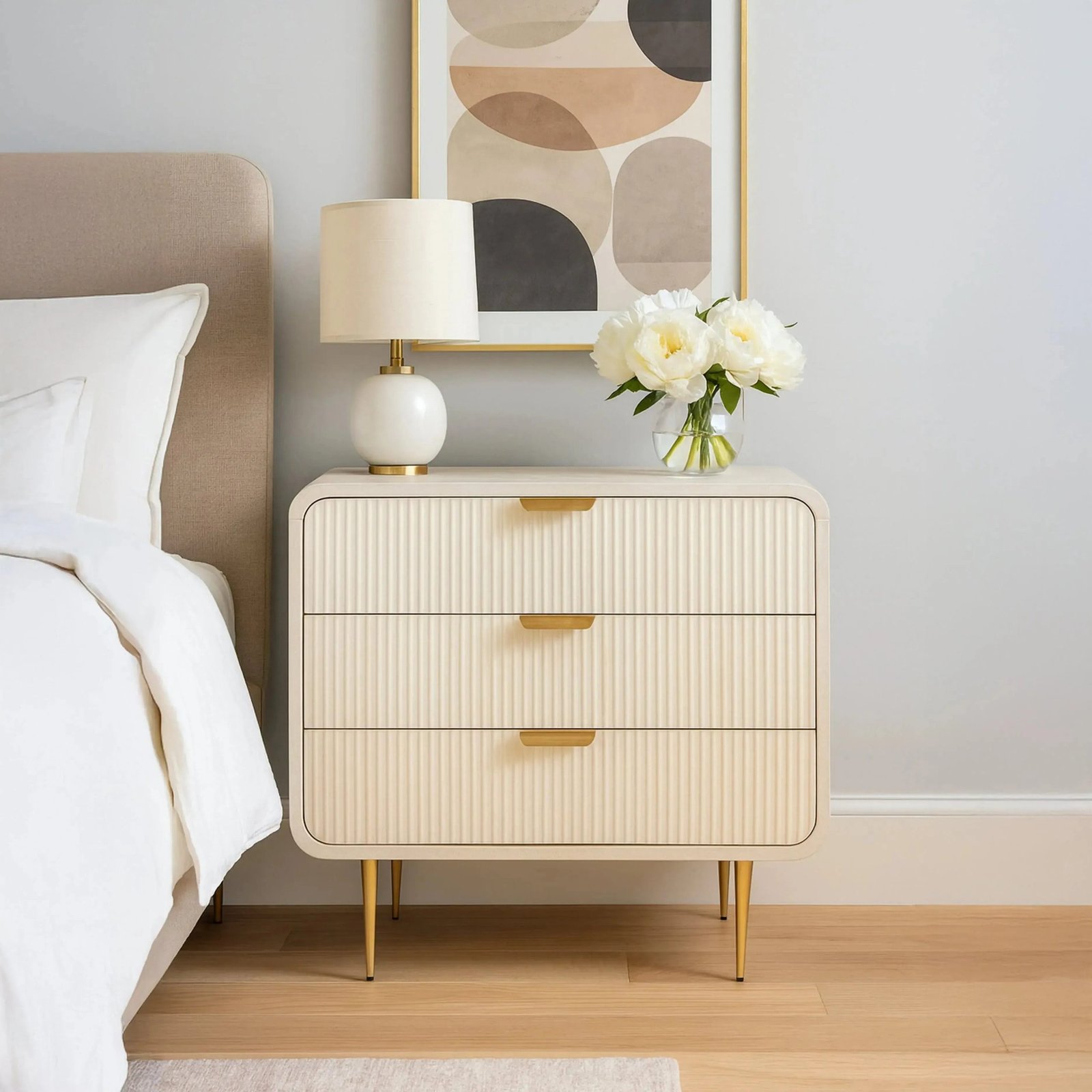 Amara White - 3 Drawer Chest - Image 2