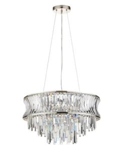 Arizona - 9 Light Pendant with Concabe Clear Glass