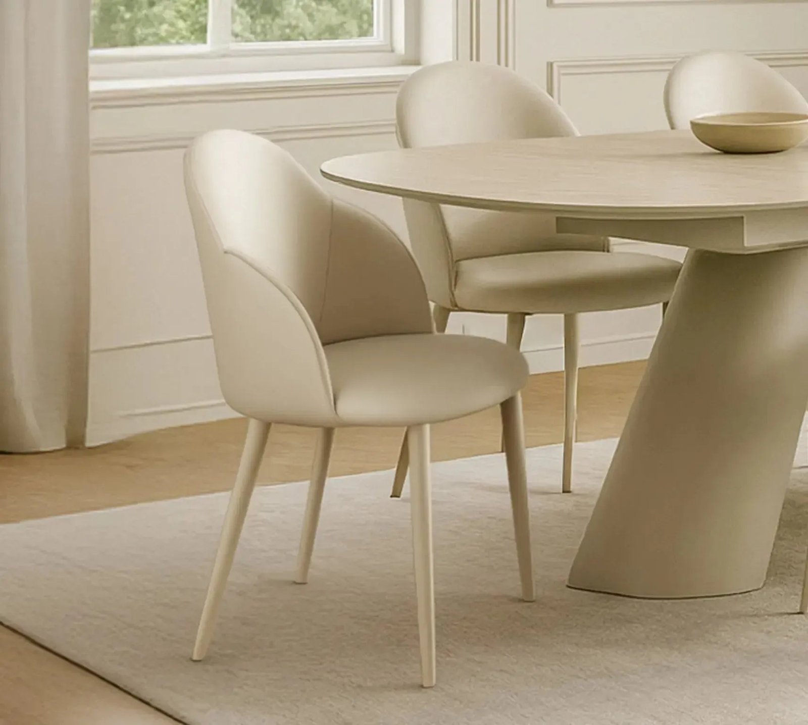 Athena - Dining Chair (Cream) - Image 2