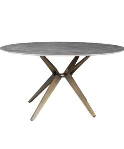 Avani - Grey Marble 1.5m Round Dining Table
