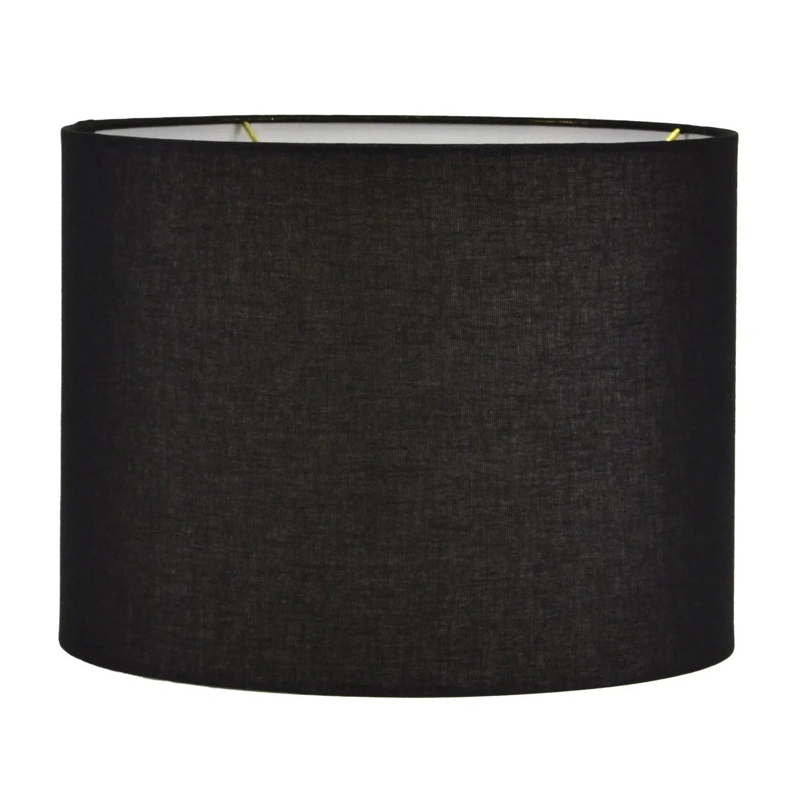 Black Ceramic Lamp with Black Linen Shade 2 - Image 3