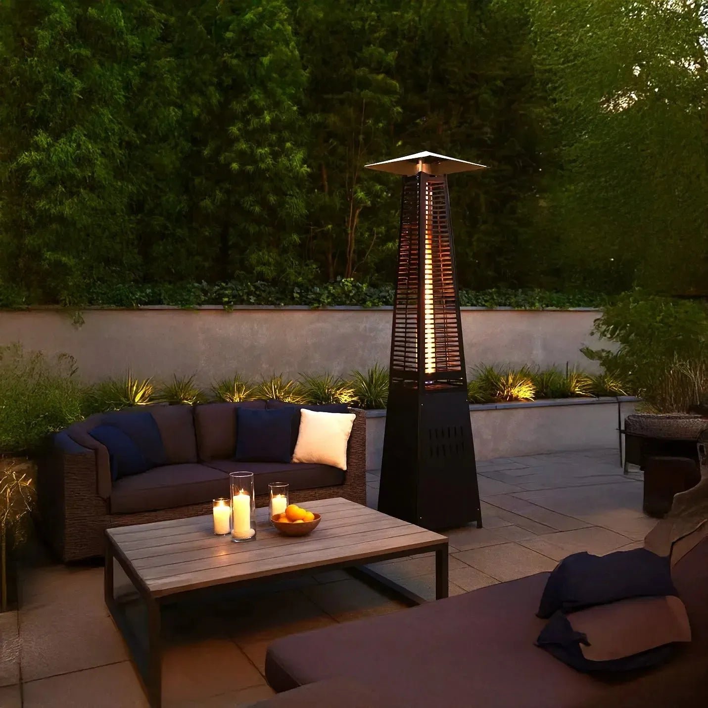 Black Pyramid Patio Heater - Image 2