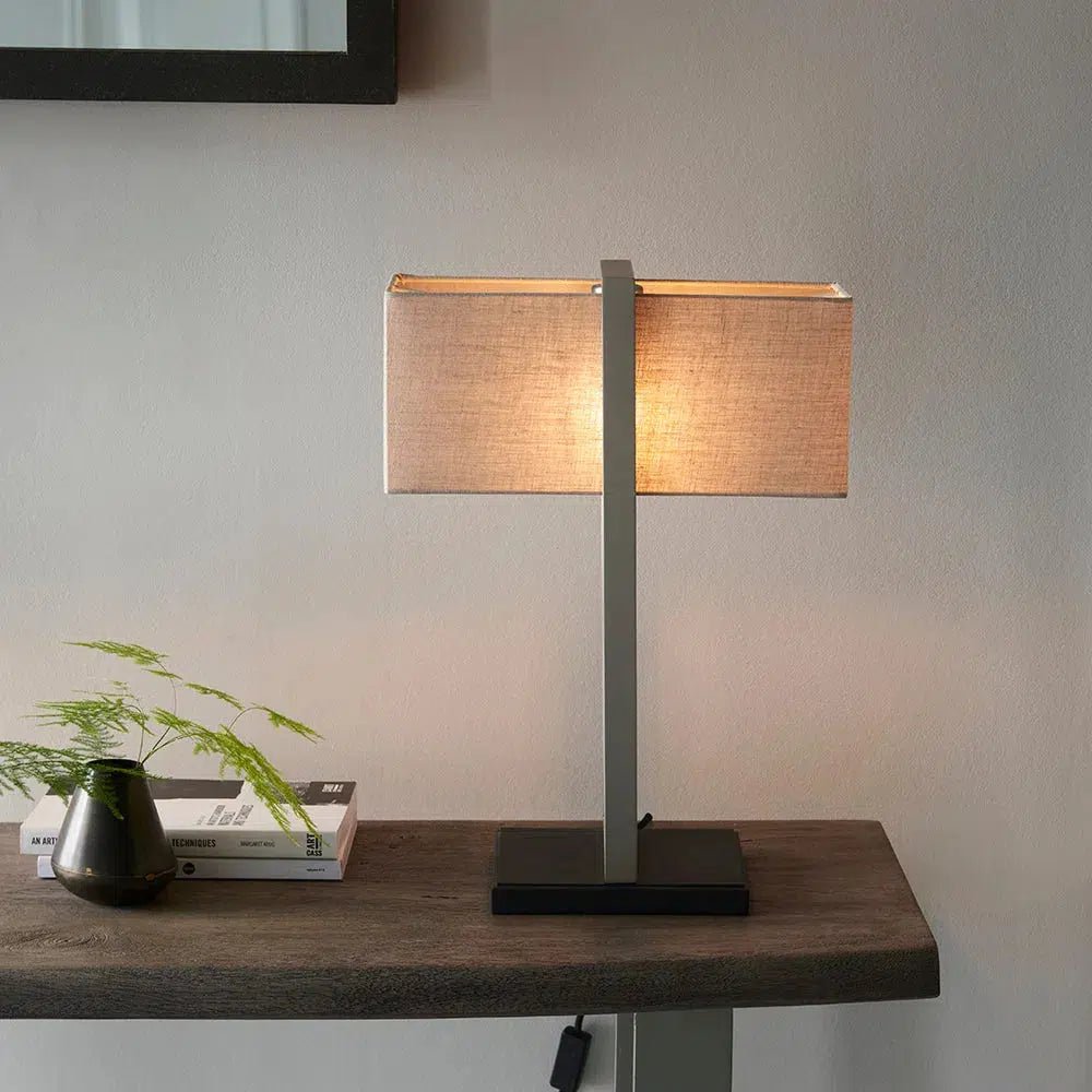 Boho - Table Lamp With Natural Shade - Image 2
