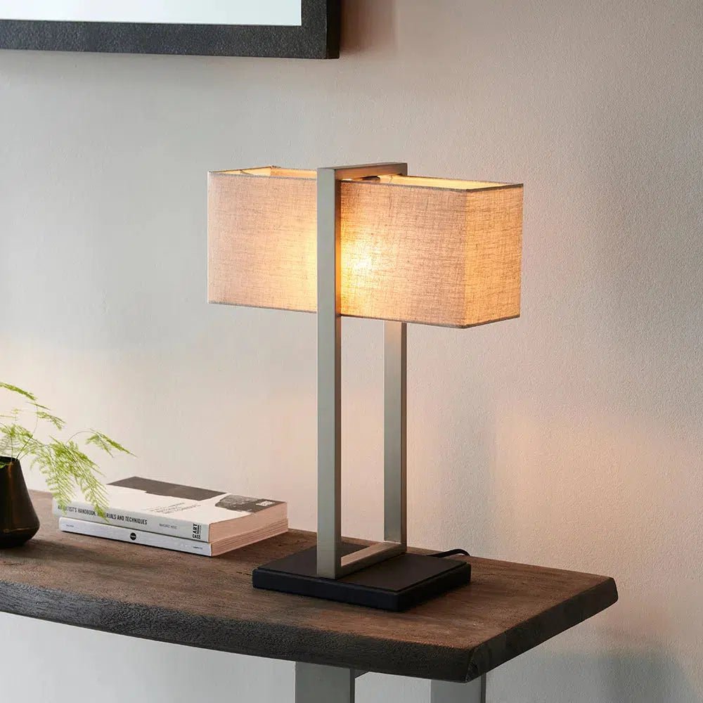 Boho - Table Lamp With Natural Shade - Image 4