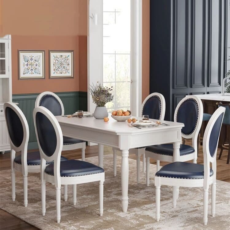 Rectangular rustic solid wood dining – Woometron – Furniture Store