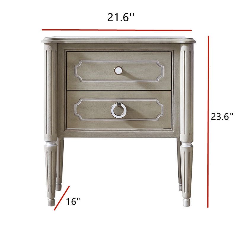 Solid wood bedside cabinet - Image 8