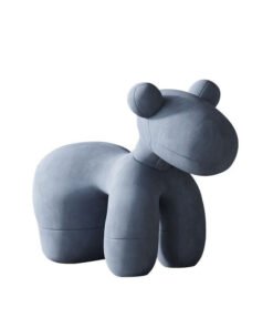 Pony shape fabric sofa single child seat