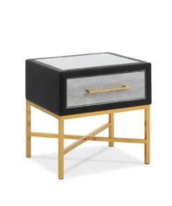 Cadiz - Grey Shagreen Side Table