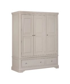 Cambridge - 3 Door 2 Drawer Wardrobe - Grey
