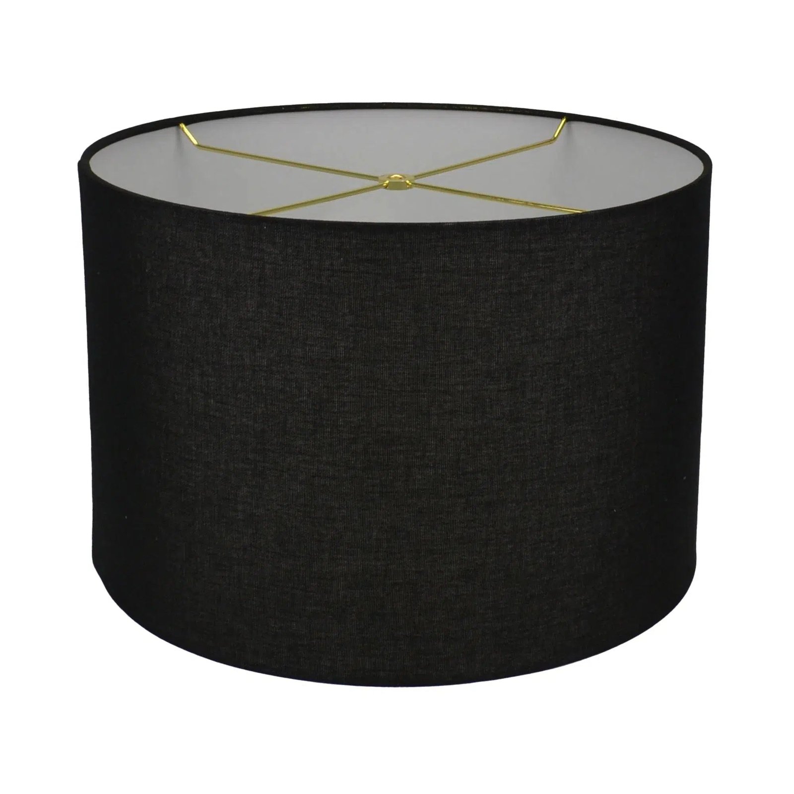 Concrete Lamp with Black Linen Shade - Image 4