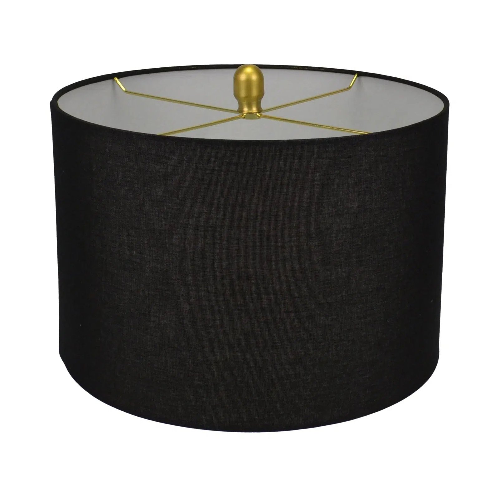 Concrete Lamp with Black Linen Shade - Image 5
