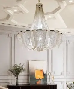 Aluminum Chain Chandelier