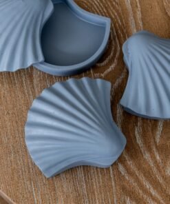 Alternative view of Seashells Trinket Box- Blue