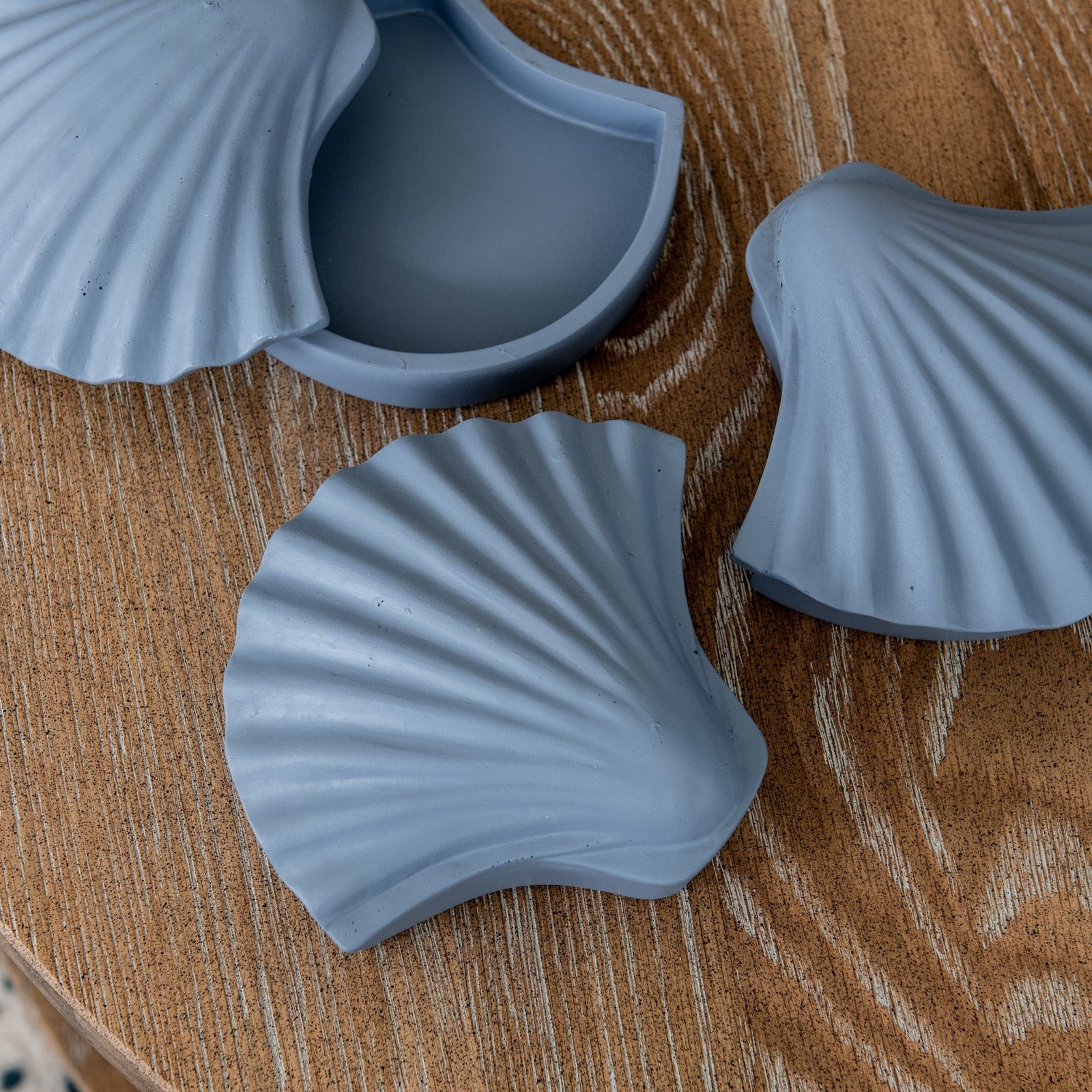 Seashells Trinket Box- Blue - Image 2
