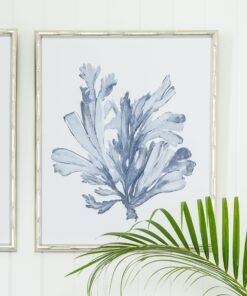 Alternative view of Coral 2 Small Canvas In Bamboo Champagne Frame