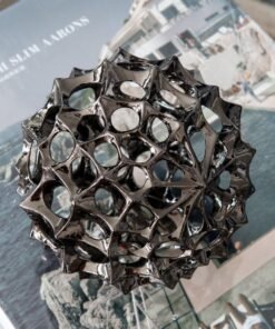 Alternative view of Sphere Tin Alloy Decorative Sculpture