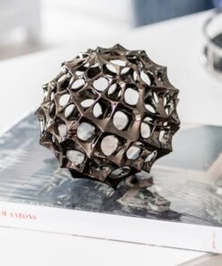 Sphere Tin Alloy Decorative Sculpture