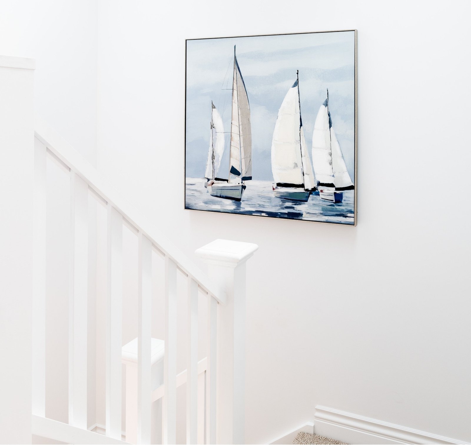 Sail Away Canvas In Antique Silver Frame - Image 4