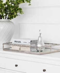 Alternative view of Silver Decorative Pear - 2 Sizes