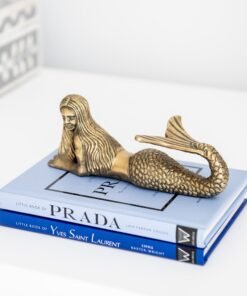 Mermaid Decorative Brass Sculpture