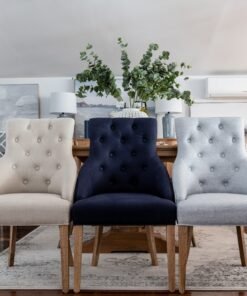 Leopold Upholstered Linen Dining Chair