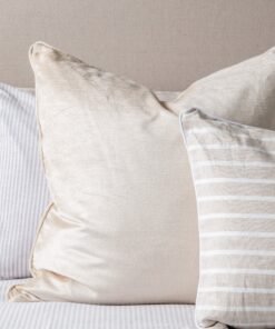 Threads Square Velvet Cushions With Feather Insert