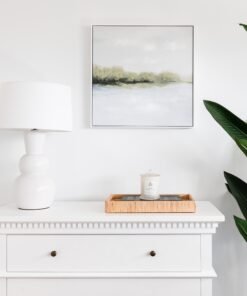 Green Everglade Decorative Canvas In Frame