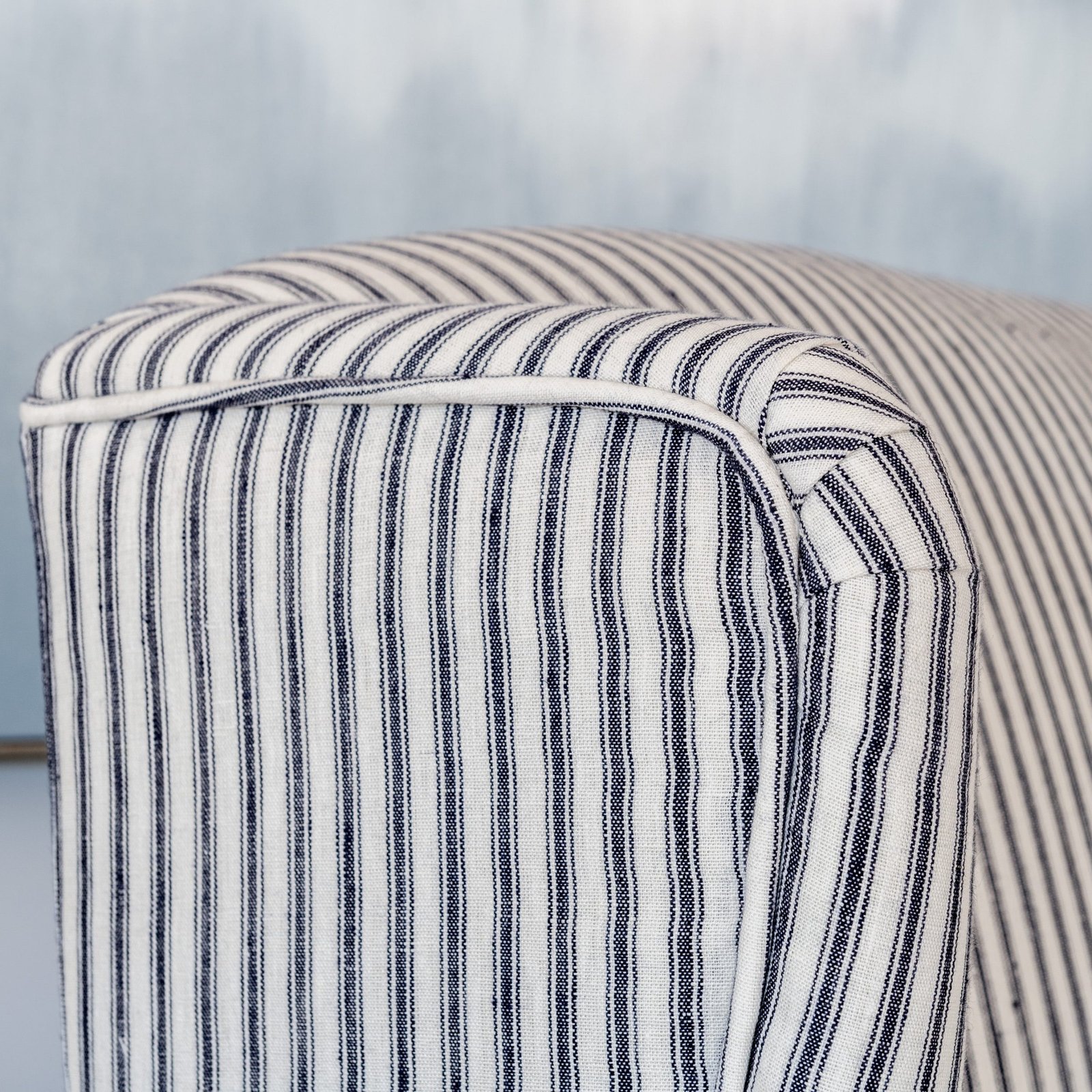 Henrietta Stripe Linen Armchair - Image 14