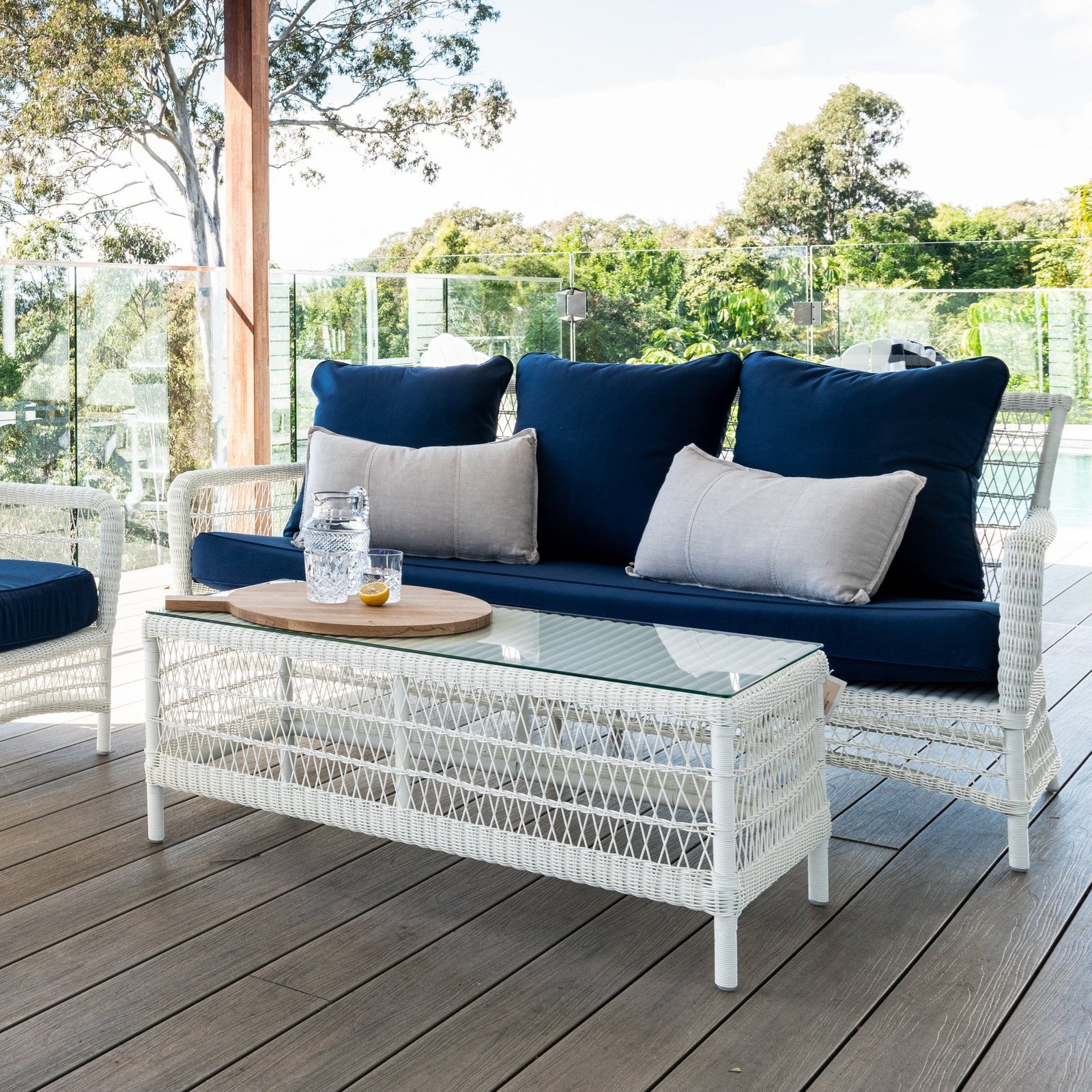Oasis Outdoor 3 Seater Lounge - Image 2