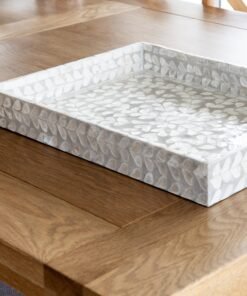 Alternative view of Vine Rectangular Mother Of Pearl Tray