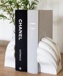 Shell Solid Marble Bookends