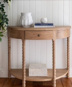 Bobbin Petite Curved Console