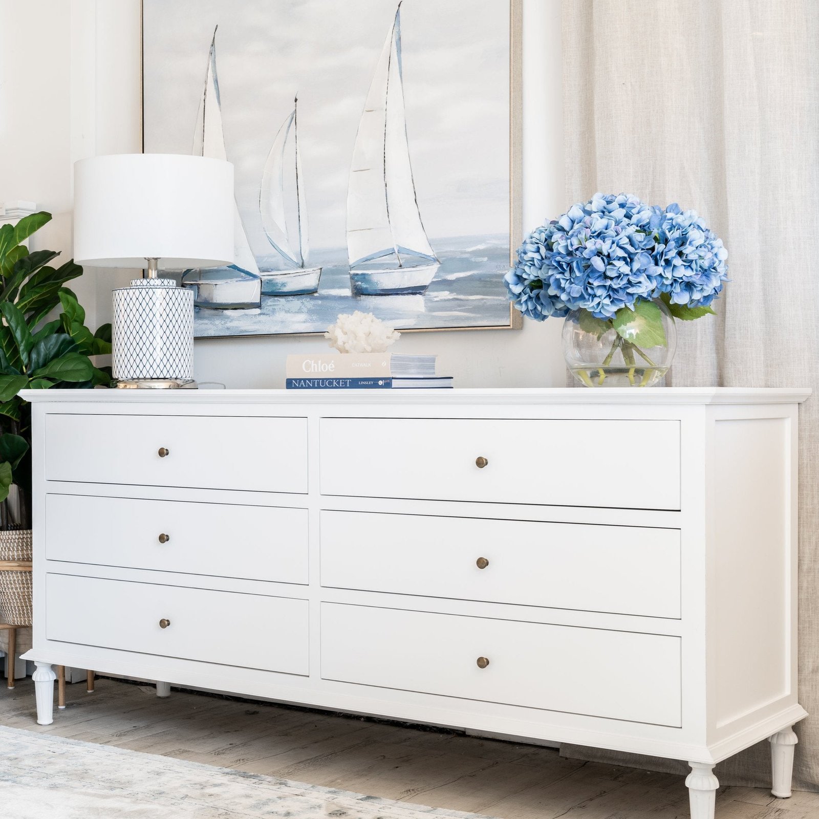 Sophia Extra Long Chest Of Drawers - Image 5