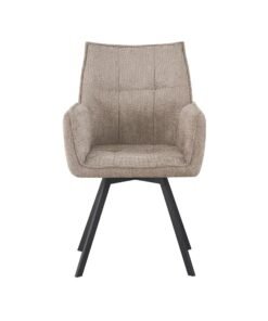 Alternative view of Daria Dining Chair - Weave Taupe