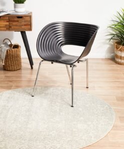 Alternative view of Shine Silver Transitional Round Rug