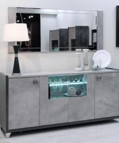 Alternative view of Elegante - LED Sideboard with 4 Doors