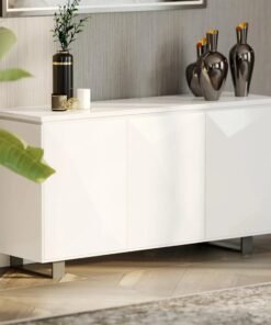 Alternative view of Esme 3 Door Sideboard - Grey