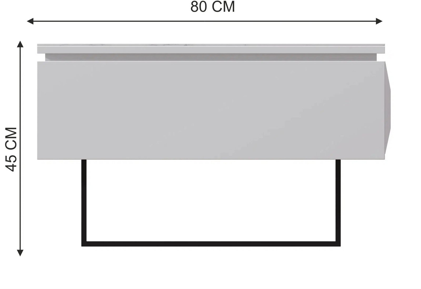 Esme Coffee Table - Grey - Image 9