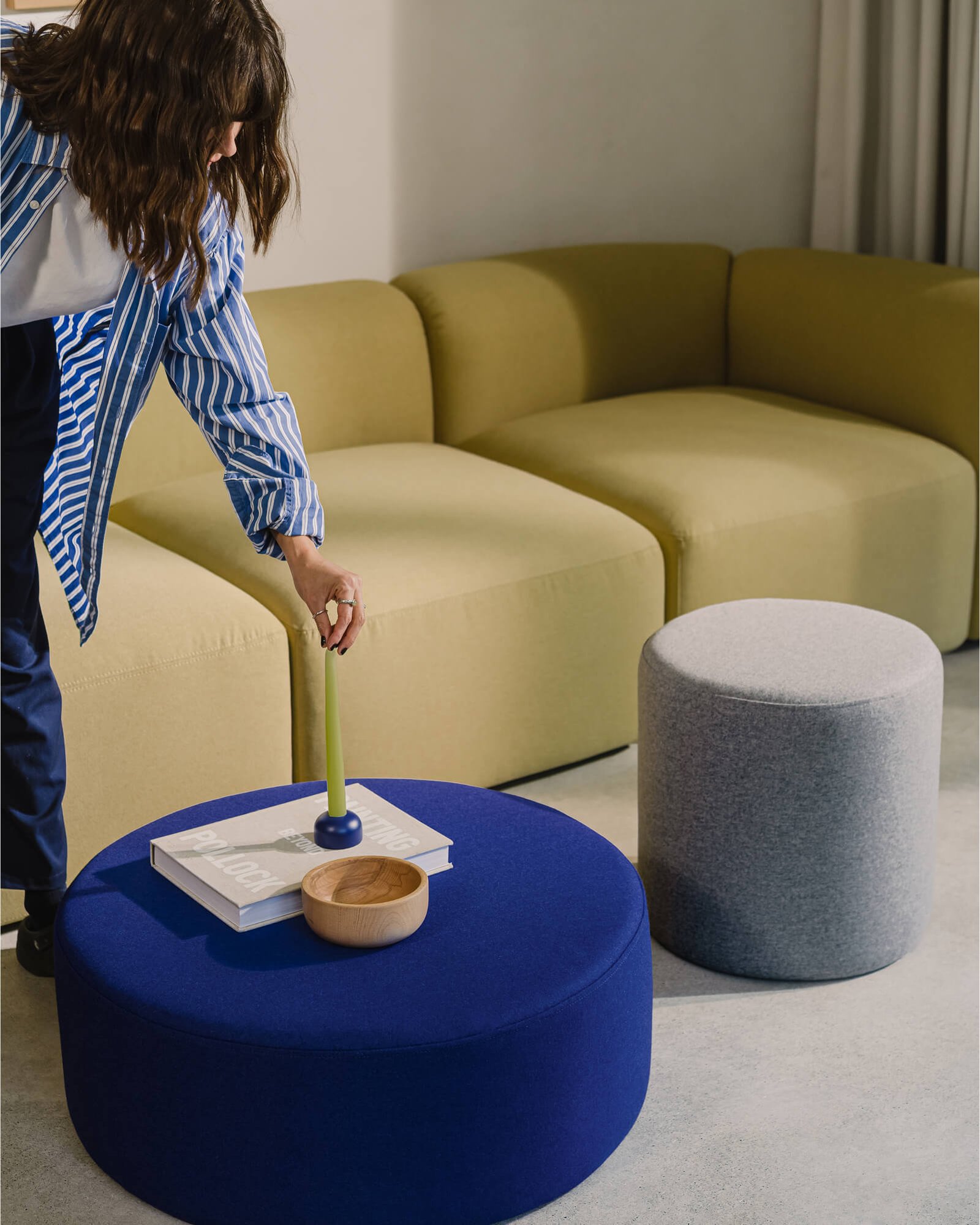 Folk Pouf - low - Image 10