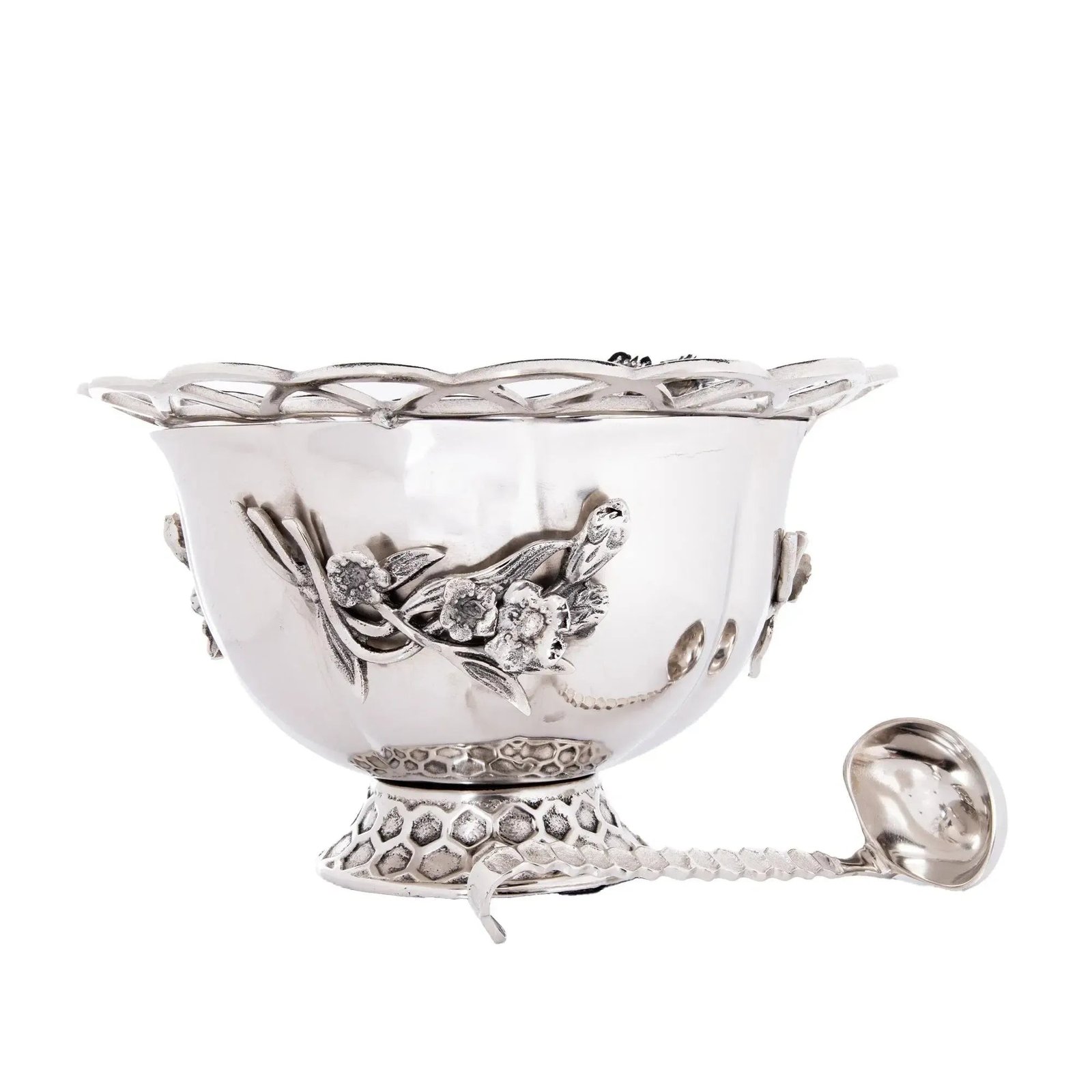 Honeycomb Punch Bowl with Ladle - Image 5