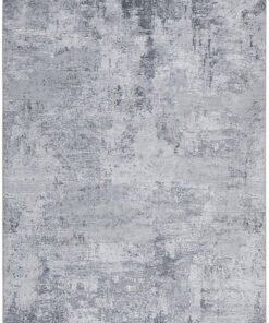 Stella Modern Silver Rectangle Rug