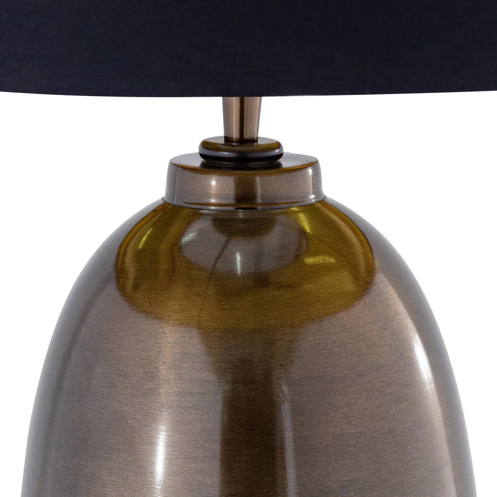 Large Antique Brass Table Lamp - Image 3