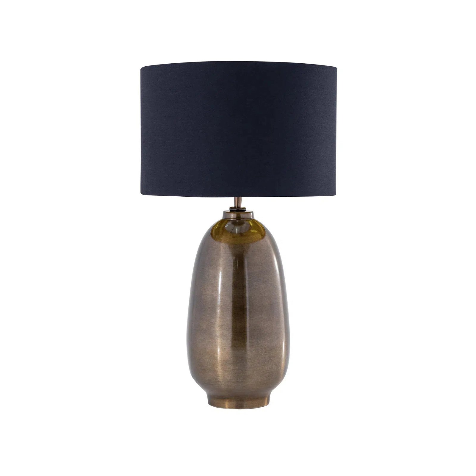 Large Antique Brass Table Lamp - Image 5