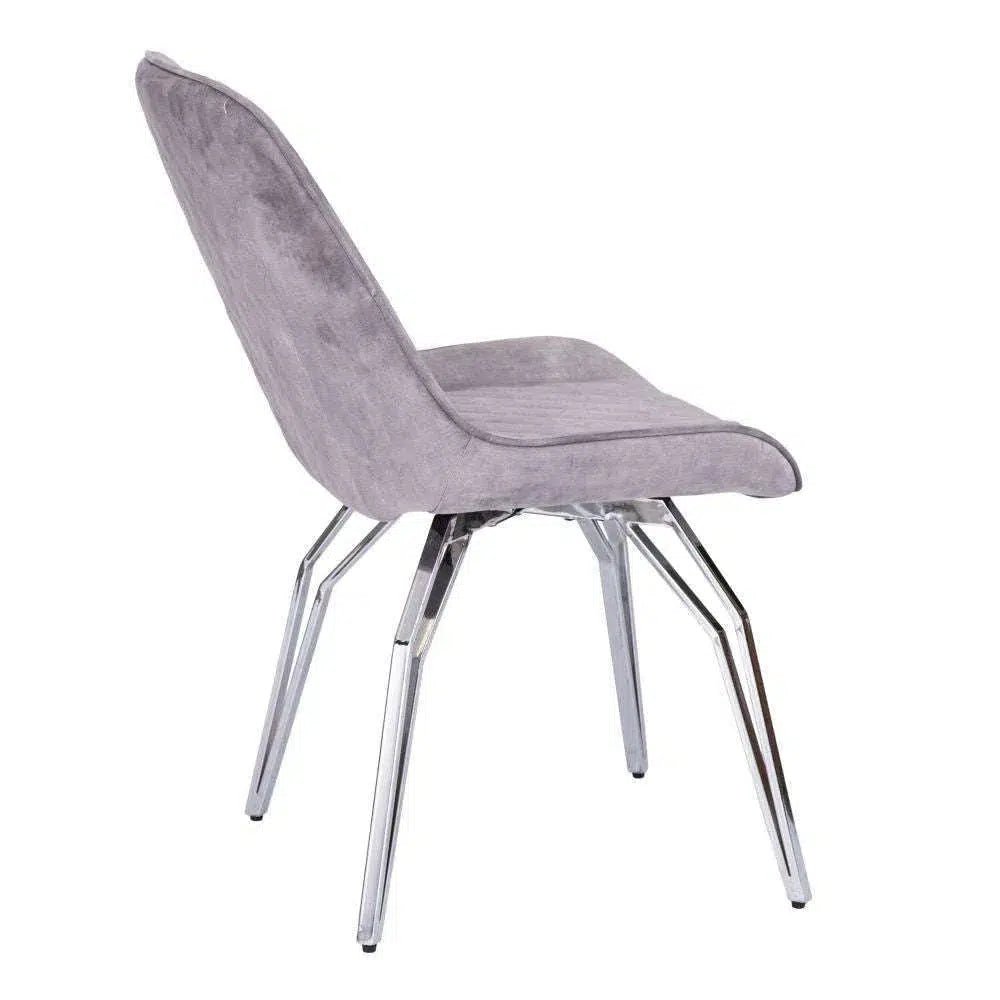 Mason Swivel Dining Chair - Light Grey - Image 2
