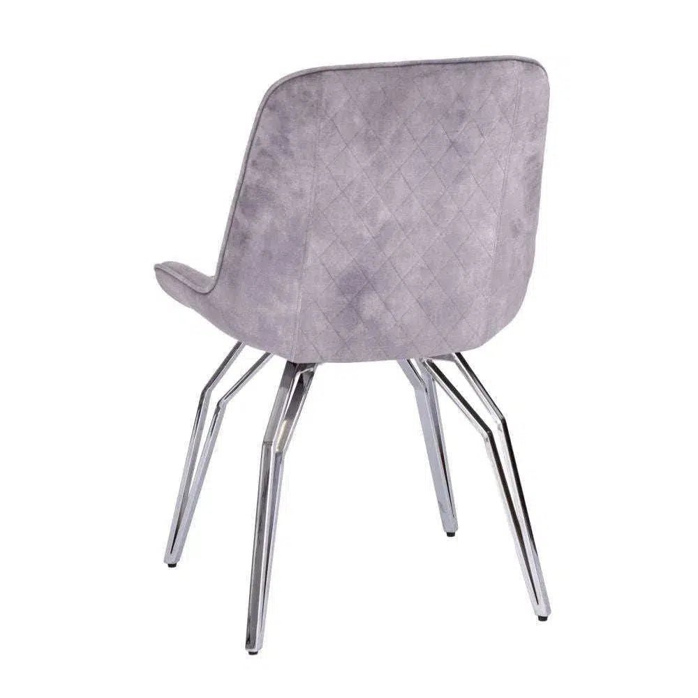 Mason Swivel Dining Chair - Light Grey - Image 3