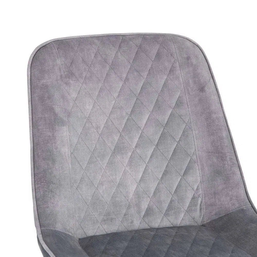 Mason Swivel Dining Chair - Light Grey - Image 5