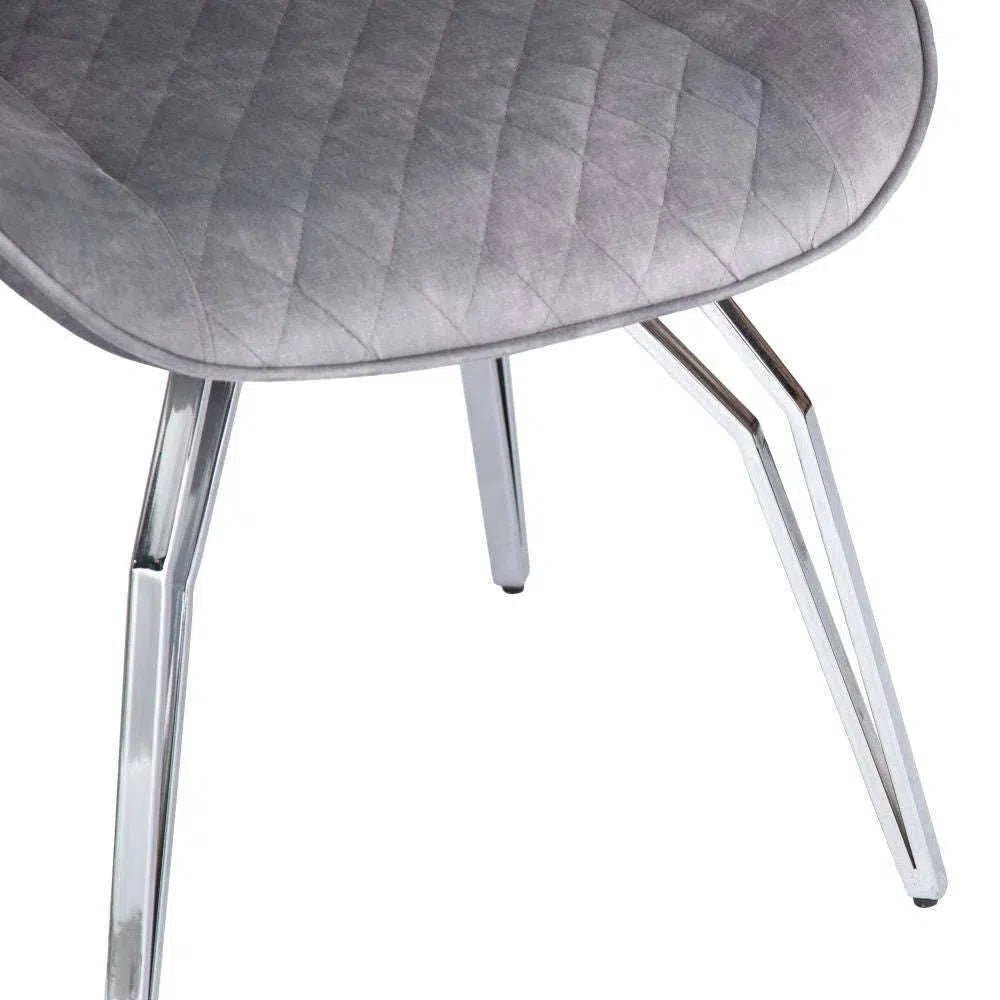 Mason Swivel Dining Chair - Light Grey - Image 6